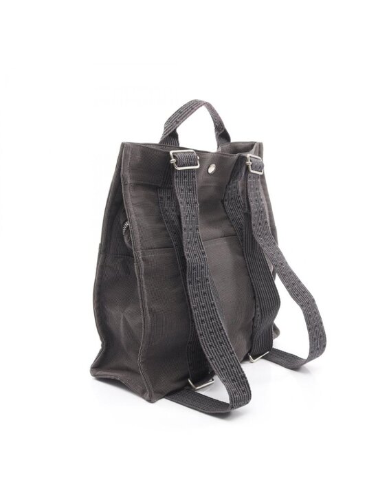 Hermes Backpack Her Line a Dos MM Dark Gray Canvas main image 9